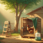 Calmer une poule stressée au poulailler