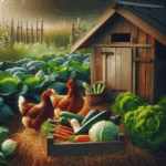 Poules et légumes du potager, conseils simples