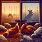 Poule isolée, troupeau nerveux: signes d'un changement de comportement