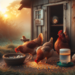 Maïs pour les poules, la bonne ration