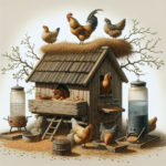 Hiérarchie des poules dans un poulailler apaisé